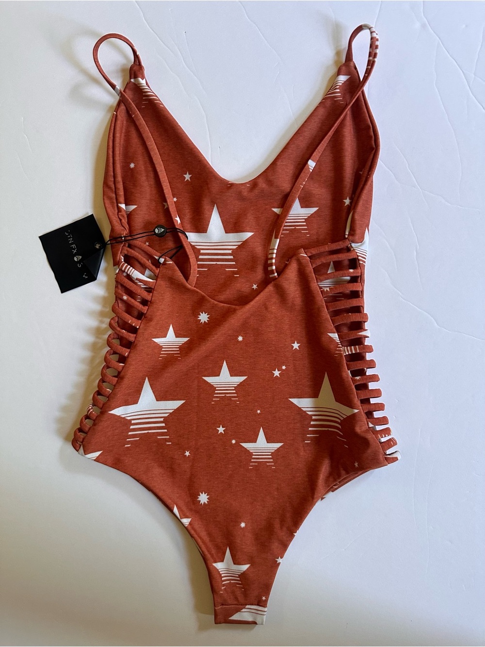 Stone Fox Swim Hermosa NEW one piece swimsuit Star Print size small - Picture 7 of 12
